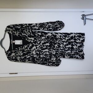 H&M Plissé wrap dress